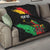 Personalized Juneteenth Freedom Day Quilt Raised Fist Black Power and Africa Pattern