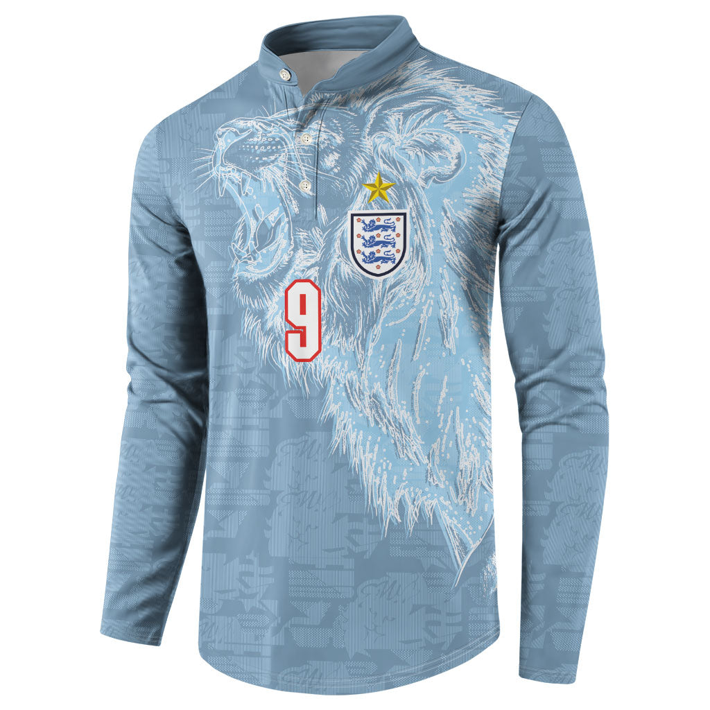 England National Football Custom Button Sweatshirt Lions Roar 2026 Glory