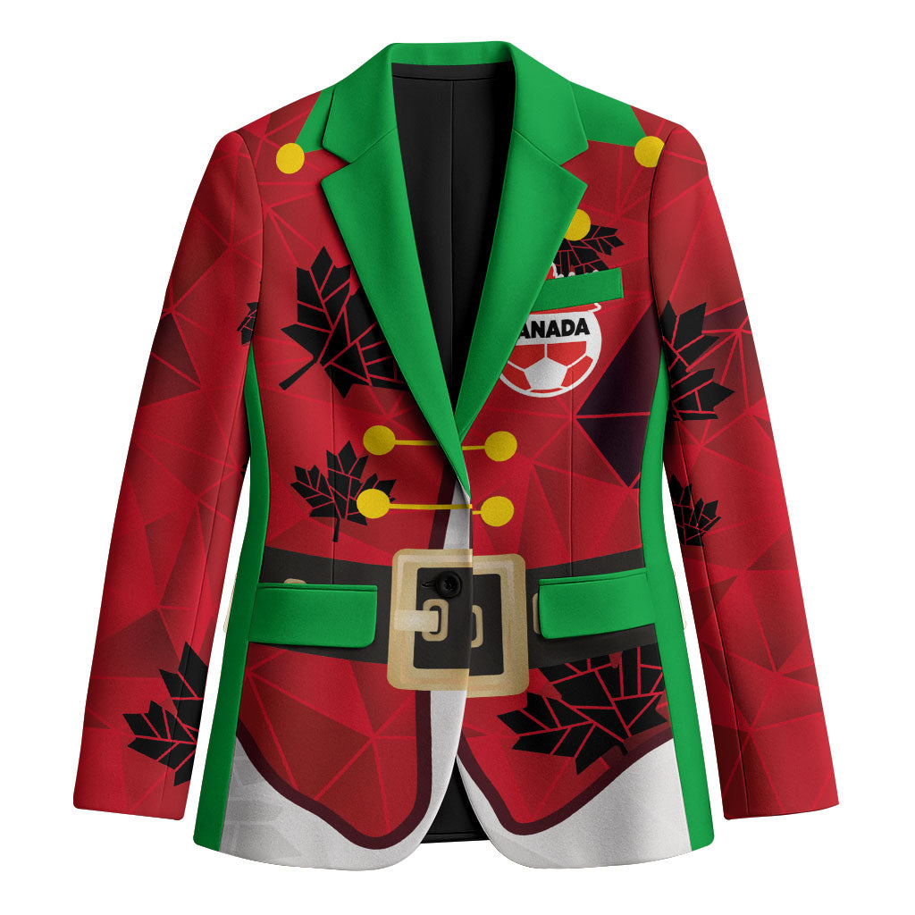 Custom Canada Football Blazer Funny Christmas Elf Costume