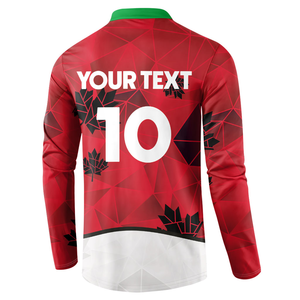 Custom Canada Football Button Sweatshirt Funny Christmas Elf Costume
