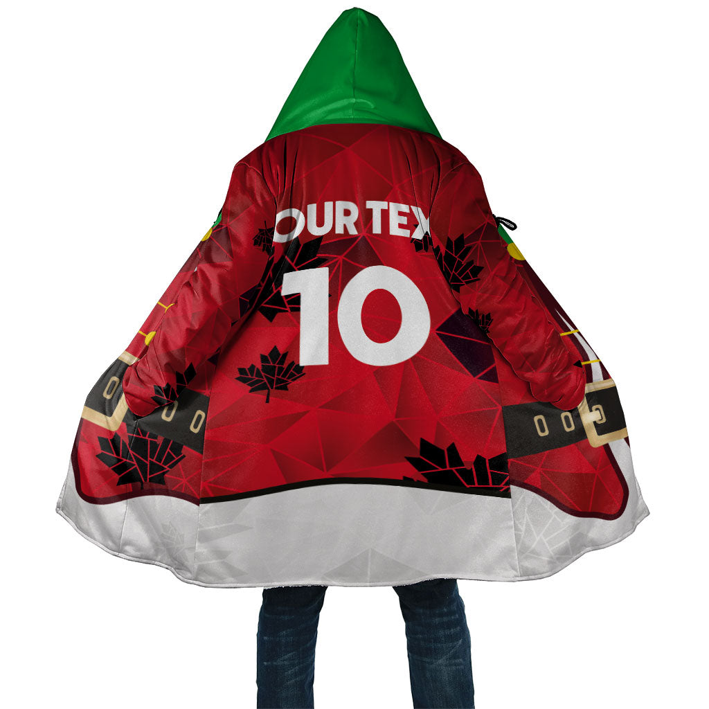 Custom Canada Football Cloak Funny Christmas Elf Costume