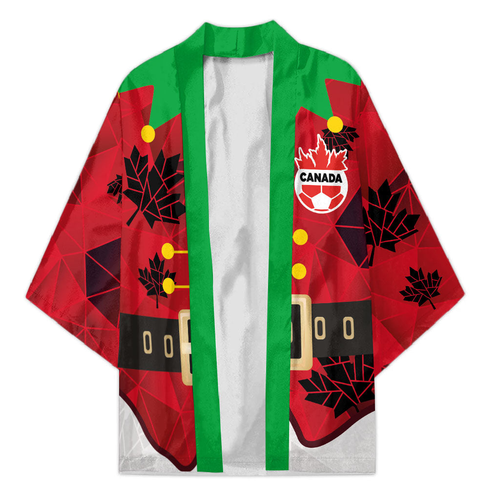 Custom Canada Football Kimono Funny Christmas Elf Costume