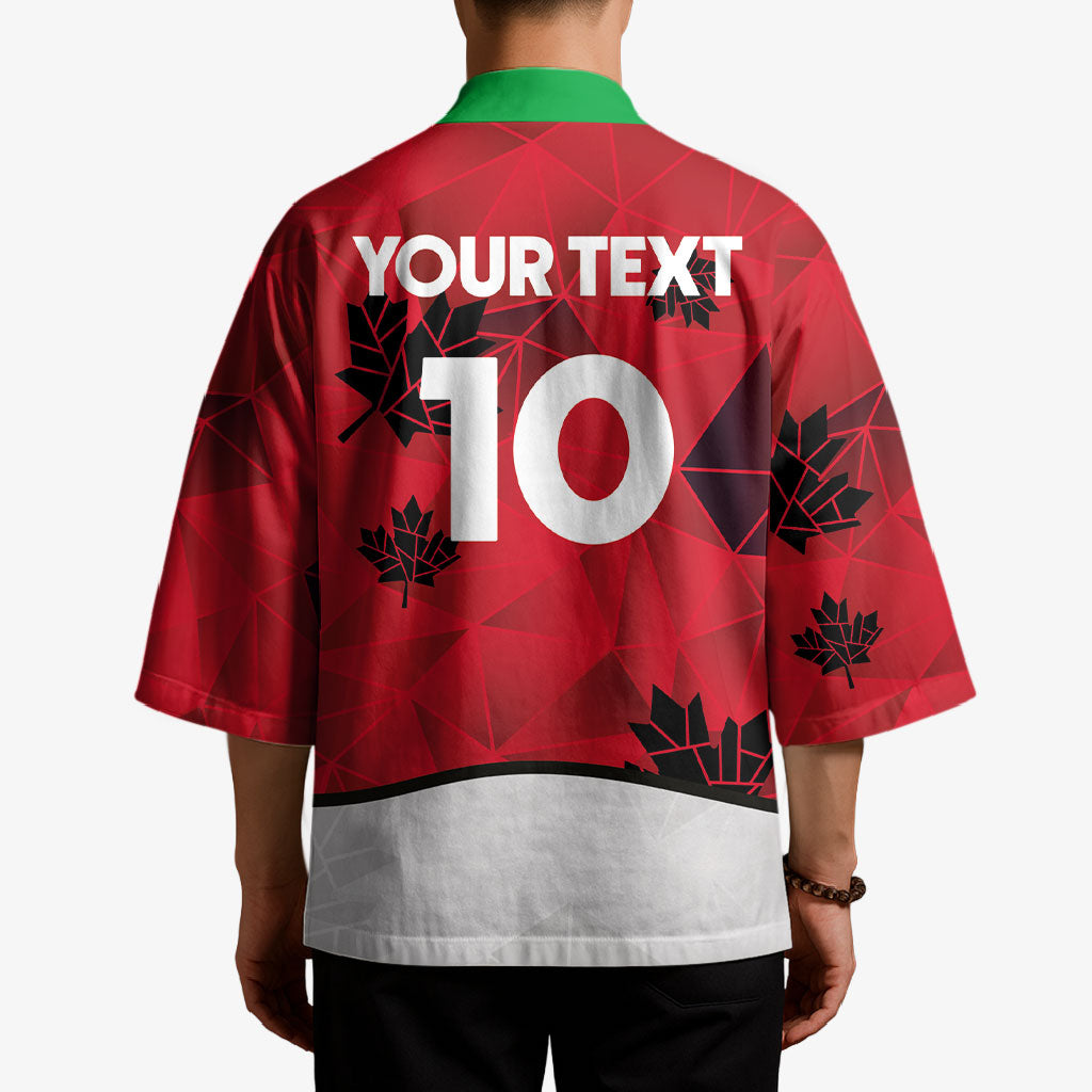 Custom Canada Football Kimono Funny Christmas Elf Costume