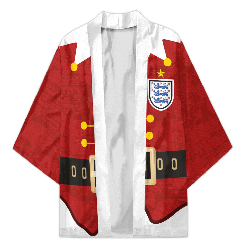 Custom England Football Kimono Funny Christmas Elf Costume