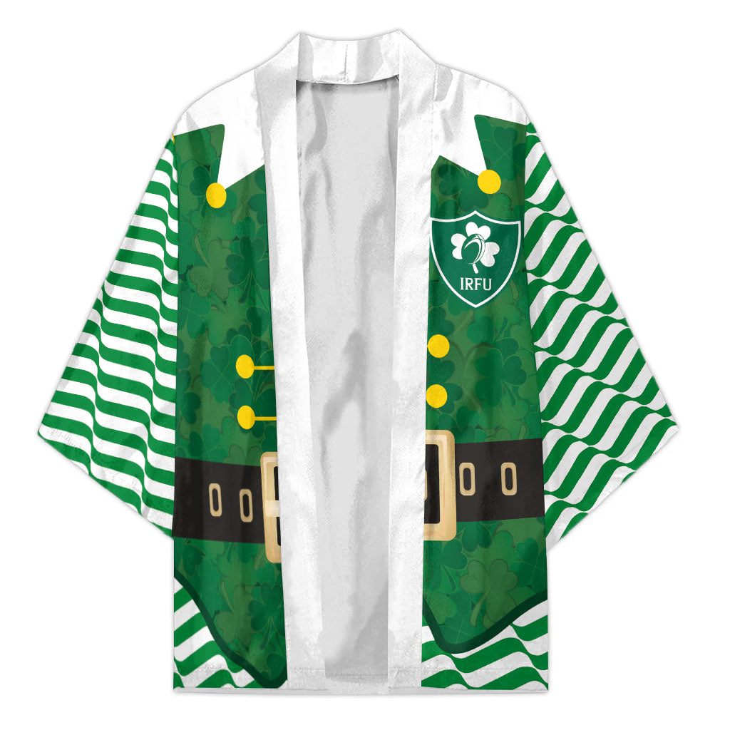 Custom Ireland Rugby Kimono Funny Christmas Elf Costume