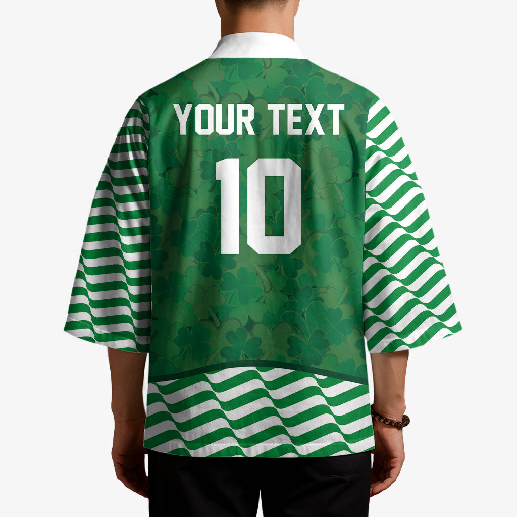 Custom Ireland Rugby Kimono Funny Christmas Elf Costume
