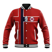 Custom Norway Football Baseball Jacket Retro Style