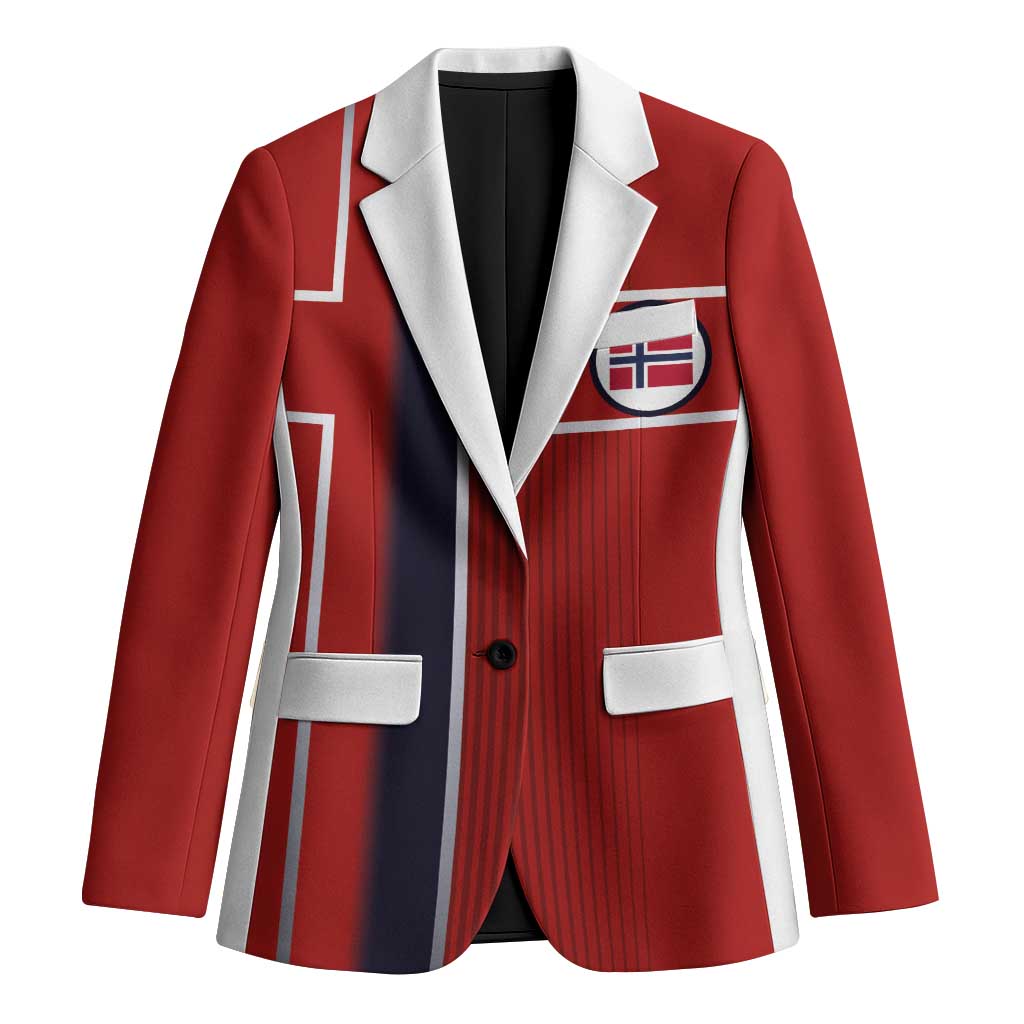 Custom Norway Football Blazer Retro Style