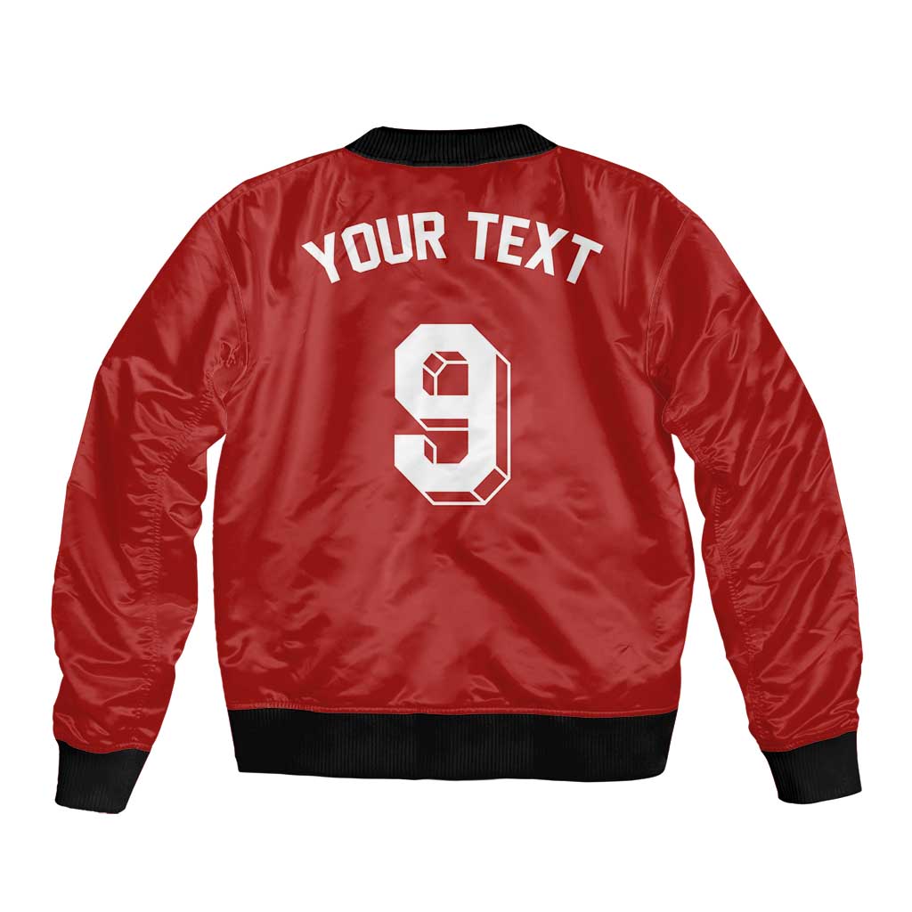 Custom Norway Football Bomber Jacket Retro Style