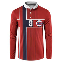 Custom Norway Football Button Sweatshirt Retro Style
