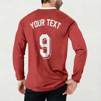 Custom Norway Football Button Sweatshirt Retro Style