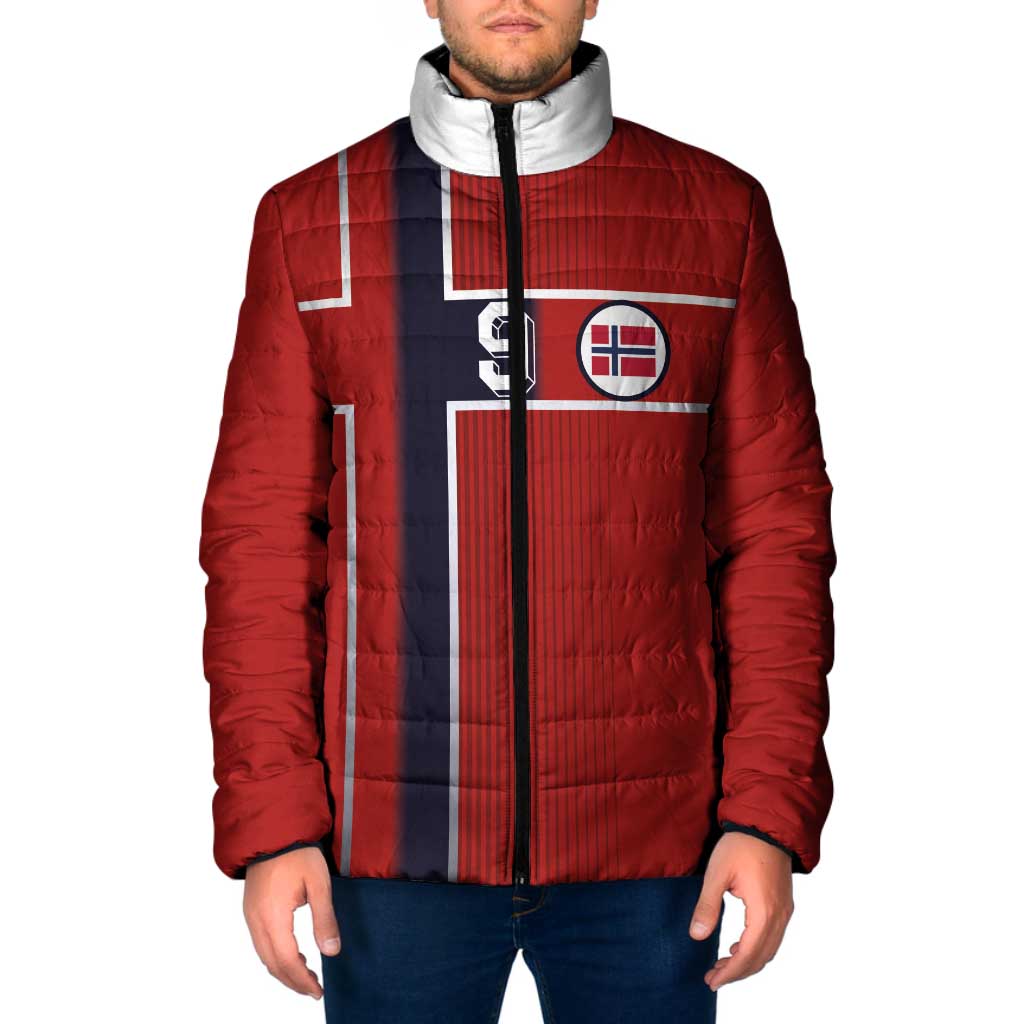 Custom Norway Football Padded Jacket Retro Style