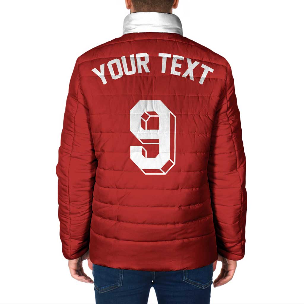 Custom Norway Football Padded Jacket Retro Style