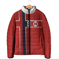 Custom Norway Football Padded Jacket Retro Style