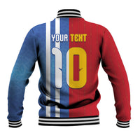 Custom Argentina and Spain Football Mashup Baseball Jacket Final 2026