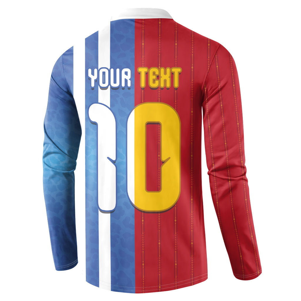 Custom Argentina and Spain Football Mashup Button Sweatshirt Final 2026