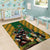 South Africa Rugby Area Rug The Springbok Mascot and Rugby Players Fight for Victory - Wonder Print Shop