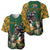 South Africa Rugby Baseball Jersey The Springbok Mascot and Rugby Players Fight for Victory - Wonder Print Shop