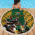 South Africa Rugby Beach Blanket The Springbok Mascot and Rugby Players Fight for Victory - Wonder Print Shop