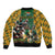 South Africa Rugby Bomber Jacket The Springbok Mascot and Rugby Players Fight for Victory - Wonder Print Shop