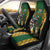 South Africa Rugby Car Seat Cover The Springbok Mascot and Rugby Players Fight for Victory - Wonder Print Shop