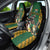 South Africa Rugby Car Seat Cover The Springbok Mascot and Rugby Players Fight for Victory - Wonder Print Shop