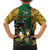 South Africa Rugby Family Matching Long Sleeve Bodycon Dress and Hawaiian Shirt The Springbok Mascot and Rugby Players Fight for Victory - Wonder Print Shop