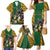 South Africa Rugby Family Matching Mermaid Dress and Hawaiian Shirt The Springbok Mascot and Rugby Players Fight for Victory - Wonder Print Shop