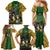 South Africa Rugby Family Matching Mermaid Dress and Hawaiian Shirt The Springbok Mascot and Rugby Players Fight for Victory - Wonder Print Shop