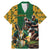 South Africa Rugby Family Matching Mermaid Dress and Hawaiian Shirt The Springbok Mascot and Rugby Players Fight for Victory - Wonder Print Shop