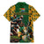 South Africa Rugby Family Matching Mermaid Dress and Hawaiian Shirt The Springbok Mascot and Rugby Players Fight for Victory - Wonder Print Shop