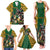 South Africa Rugby Family Matching Tank Maxi Dress and Hawaiian Shirt The Springbok Mascot and Rugby Players Fight for Victory - Wonder Print Shop