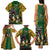 South Africa Rugby Family Matching Tank Maxi Dress and Hawaiian Shirt The Springbok Mascot and Rugby Players Fight for Victory - Wonder Print Shop