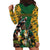 South Africa Rugby Hoodie Dress The Springbok Mascot and Rugby Players Fight for Victory - Wonder Print Shop