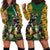 South Africa Rugby Hoodie Dress The Springbok Mascot and Rugby Players Fight for Victory - Wonder Print Shop