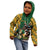 South Africa Rugby Kid Hoodie The Springbok Mascot and Rugby Players Fight for Victory - Wonder Print Shop