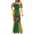 South Africa Rugby Mermaid Dress The Springbok Mascot and Rugby Players Fight for Victory - Wonder Print Shop