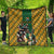 South Africa Rugby Quilt The Springbok Mascot and Rugby Players Fight for Victory