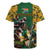 South Africa Rugby Rugby Jersey The Springbok Mascot and Rugby Players Fight for Victory - Wonder Print Shop