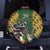 South Africa Rugby Spare Tire Cover The Springbok Mascot and Rugby Players Fight for Victory - Wonder Print Shop