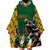 South Africa Rugby Wearable Blanket Hoodie The Springbok Mascot and Rugby Players Fight for Victory - Wonder Print Shop