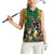 South Africa Rugby Women Sleeveless Polo Shirt The Springbok Mascot and Rugby Players Fight for Victory