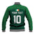 Custom Ireland Rugby Go Shamrocks Baseball Jacket - Wonder Print Shop