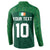 Custom Ireland Rugby Go Shamrocks Button Sweatshirt - Wonder Print Shop