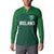 Custom Ireland Rugby Go Shamrocks Button Sweatshirt - Wonder Print Shop