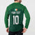 Custom Ireland Rugby Go Shamrocks Button Sweatshirt - Wonder Print Shop