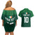 Custom Ireland Rugby Go Shamrocks Couples Matching Off Shoulder Short Dress and Hawaiian Shirt - Wonder Print Shop