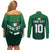 Custom Ireland Rugby Go Shamrocks Couples Matching Off Shoulder Short Dress and Long Sleeve Button Shirt - Wonder Print Shop