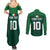 Custom Ireland Rugby Go Shamrocks Couples Matching Summer Maxi Dress and Long Sleeve Button Shirt - Wonder Print Shop