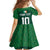 Custom Ireland Rugby Go Shamrocks Family Matching Long Sleeve Bodycon Dress and Hawaiian Shirt - Wonder Print Shop